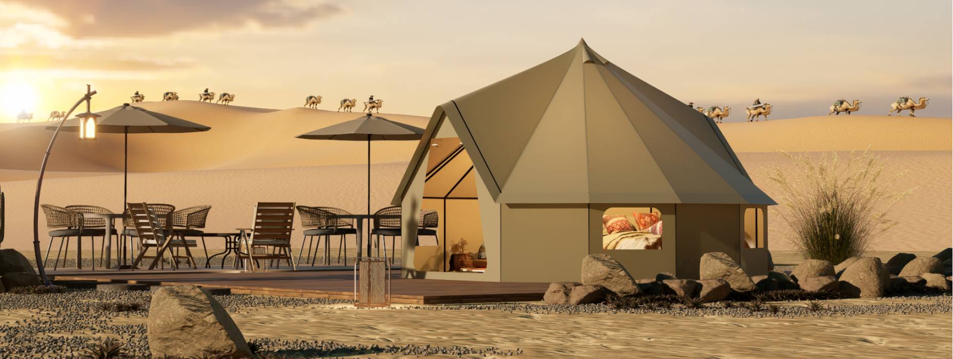 化隆露营酒店帐篷产品